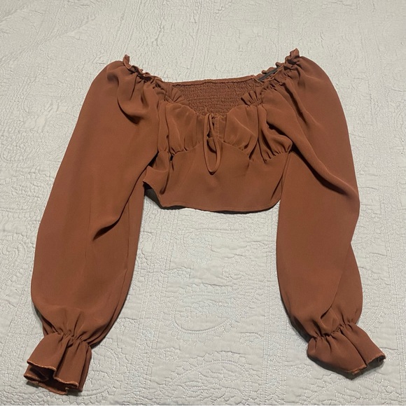 Brown Blouse - Picture 3 of 5